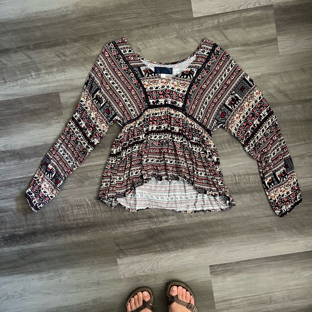 Cute printed long sleeve